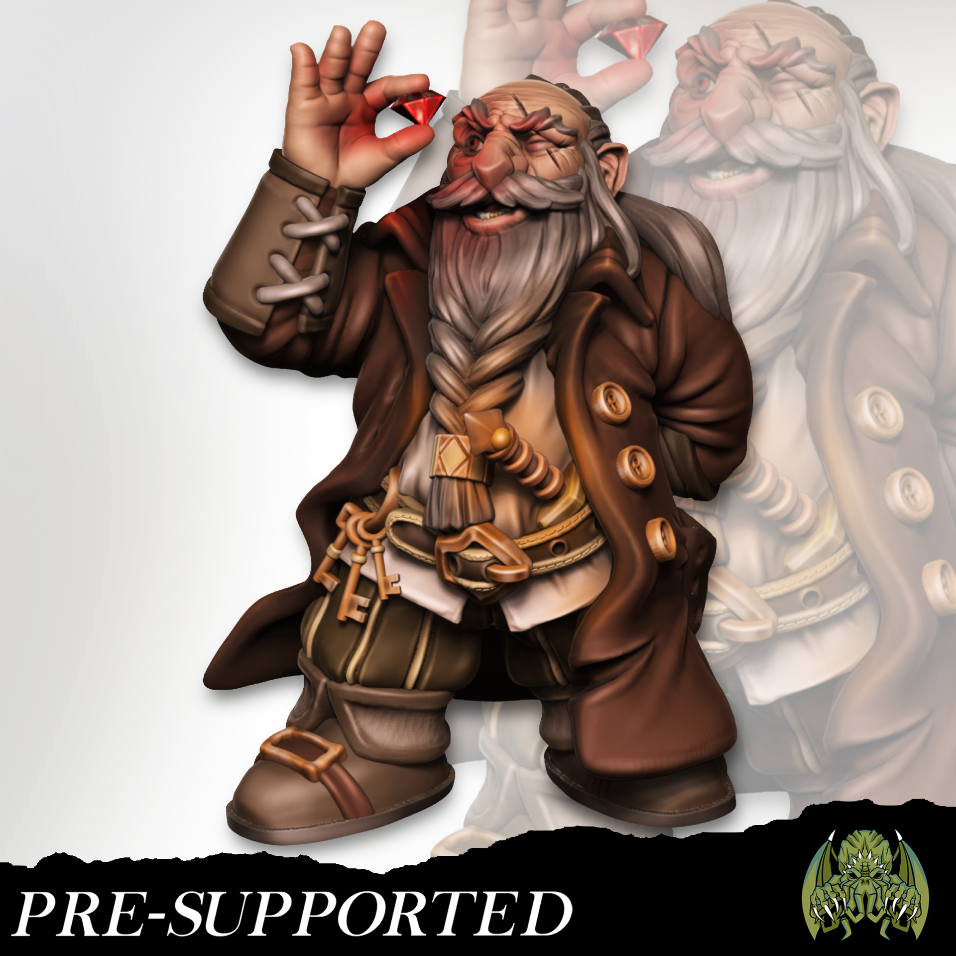 Rufus Trickyeyes [PRE-SUPPORTED] Dwarf Merchant